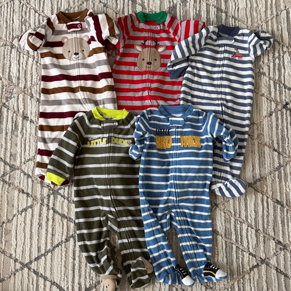 Five Just One You Fleece Footies